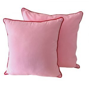 copricuscini in cotone fatti a mano- colore rosa